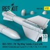 RESKIT RS32-0540 GBU-15(V)21, 22/B Small Wing bombs (2 pcs) with AN/AXQ-14 data link pod (1 pcs) (3D Printed) 1/32